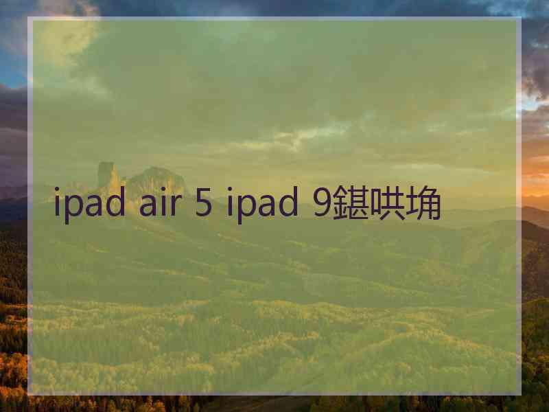 ipad air 5 ipad 9鍖哄埆