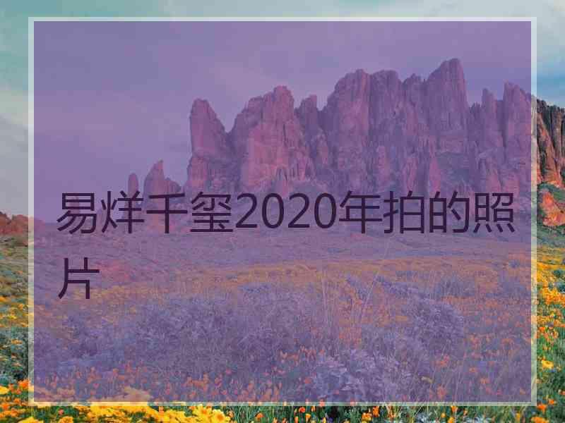 易烊千玺2020年拍的照片