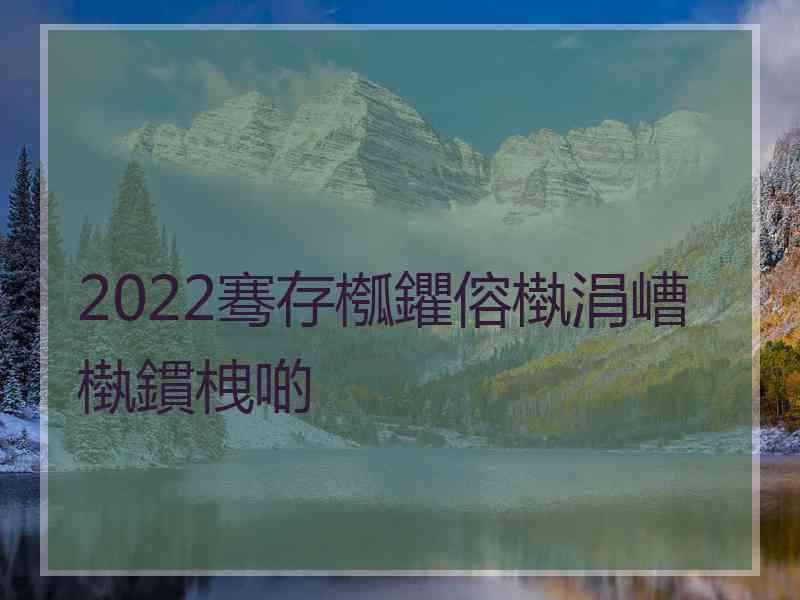 2022骞存槬鑺傛槸涓嶆槸鏆栧啲