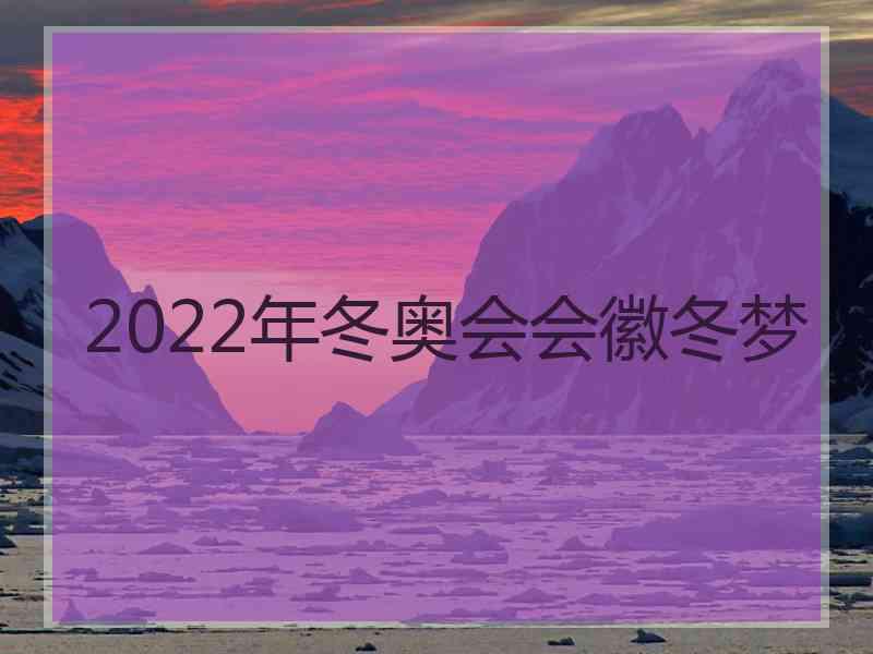 2022年冬奥会会徽冬梦