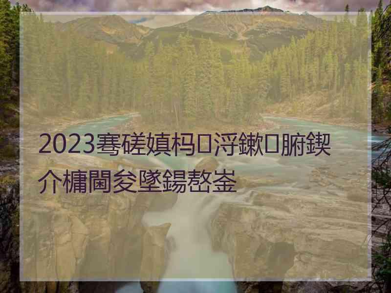 2023骞磋嫃杩浖鏉腑鍥介槦閫夋墜鍚嶅崟