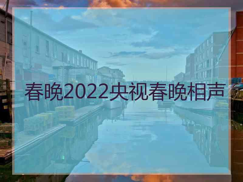 春晚2022央视春晚相声