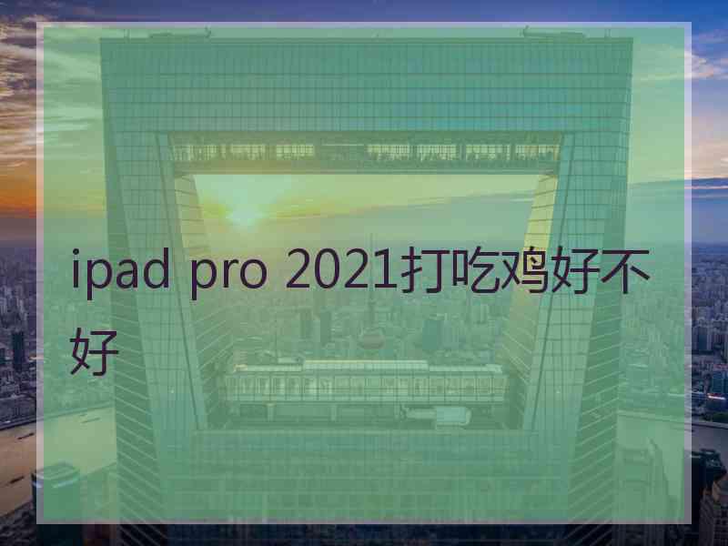 ipad pro 2021打吃鸡好不好