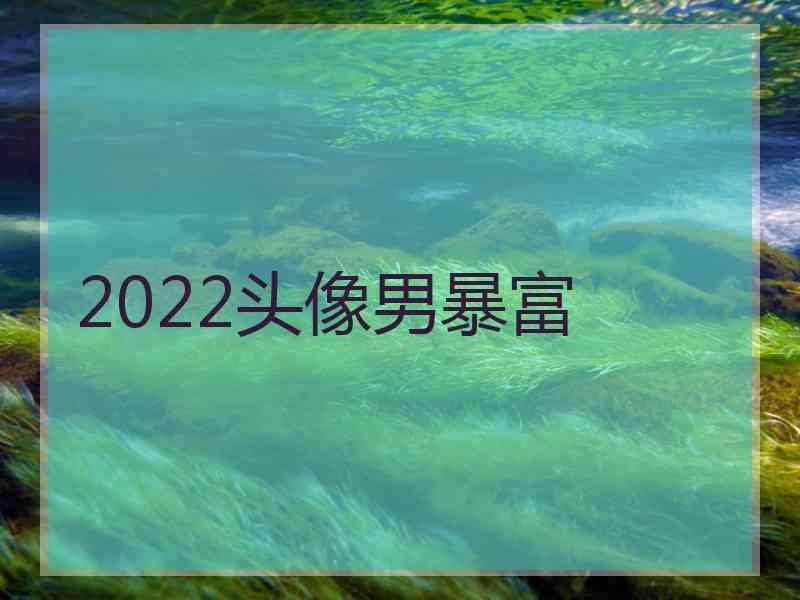 2022头像男暴富