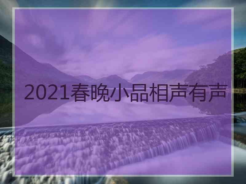 2021春晚小品相声有声