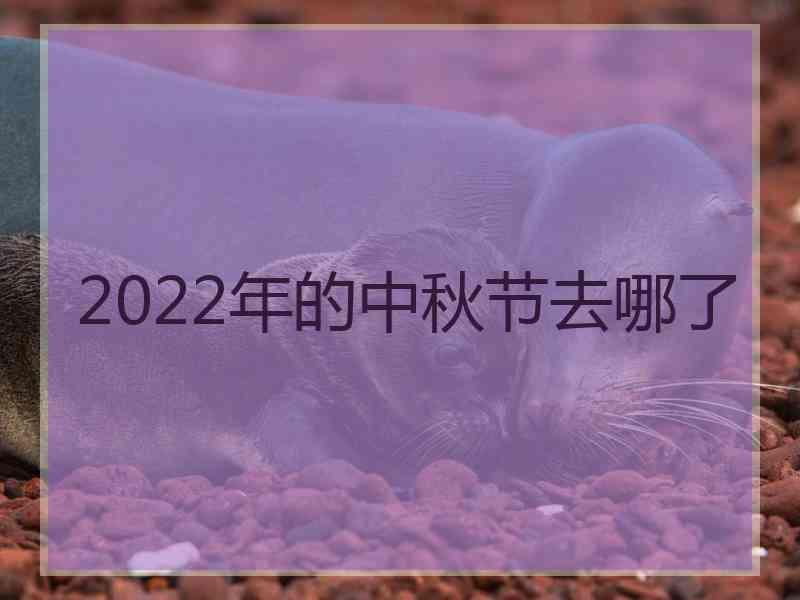 2022年的中秋节去哪了