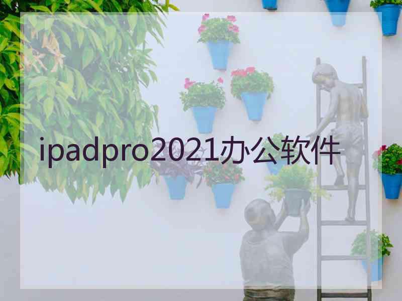 ipadpro2021办公软件