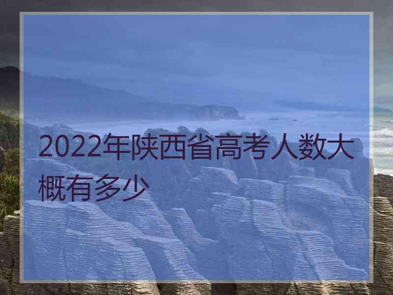 2022年陕西省高考人数大概有多少