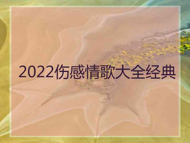 2022伤感情歌大全经典