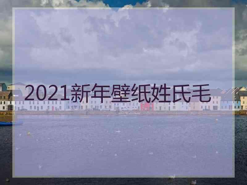 2021新年壁纸姓氏毛