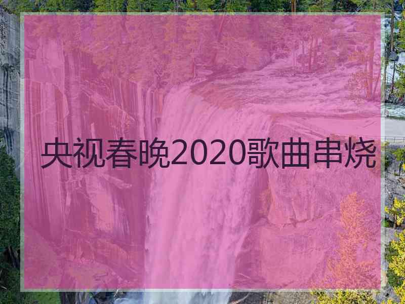 央视春晚2020歌曲串烧