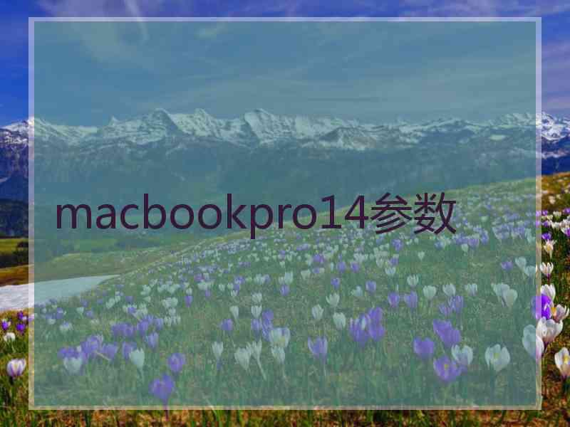 macbookpro14参数