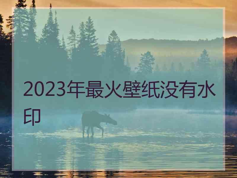 2023年最火壁纸没有水印