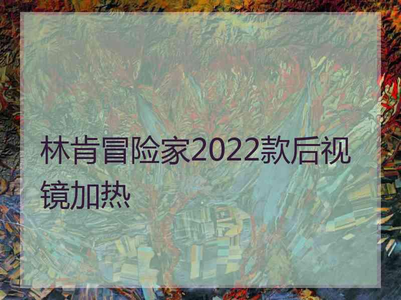 林肯冒险家2022款后视镜加热