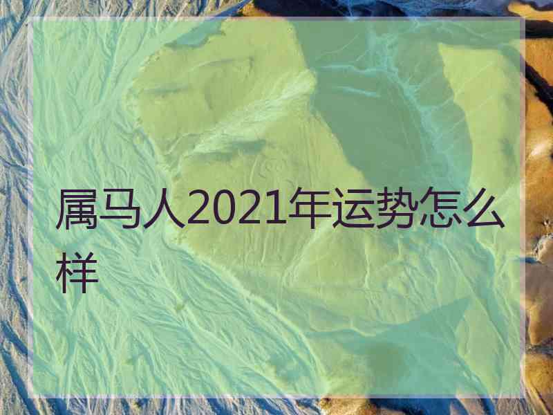 属马人2021年运势怎么样