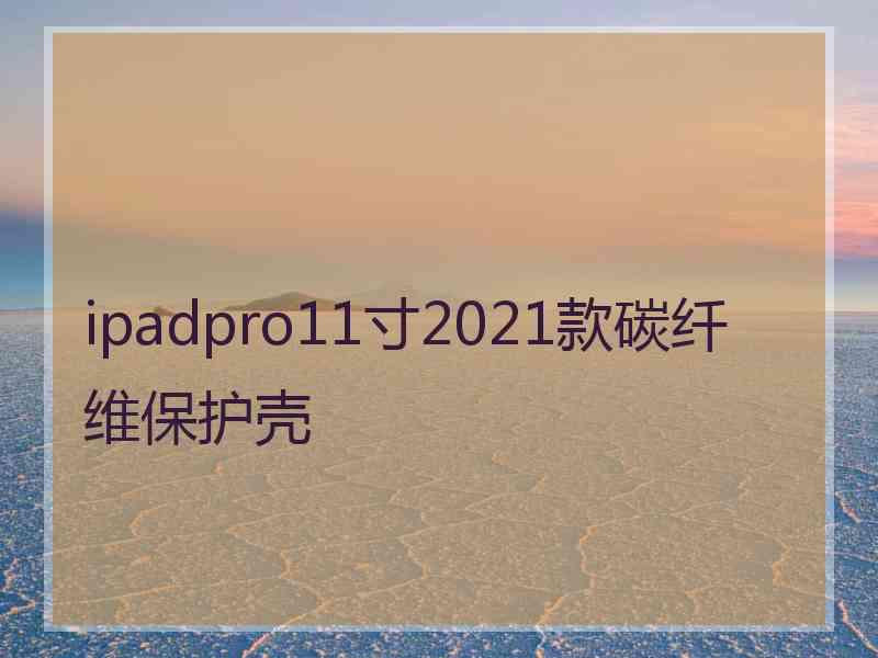 ipadpro11寸2021款碳纤维保护壳