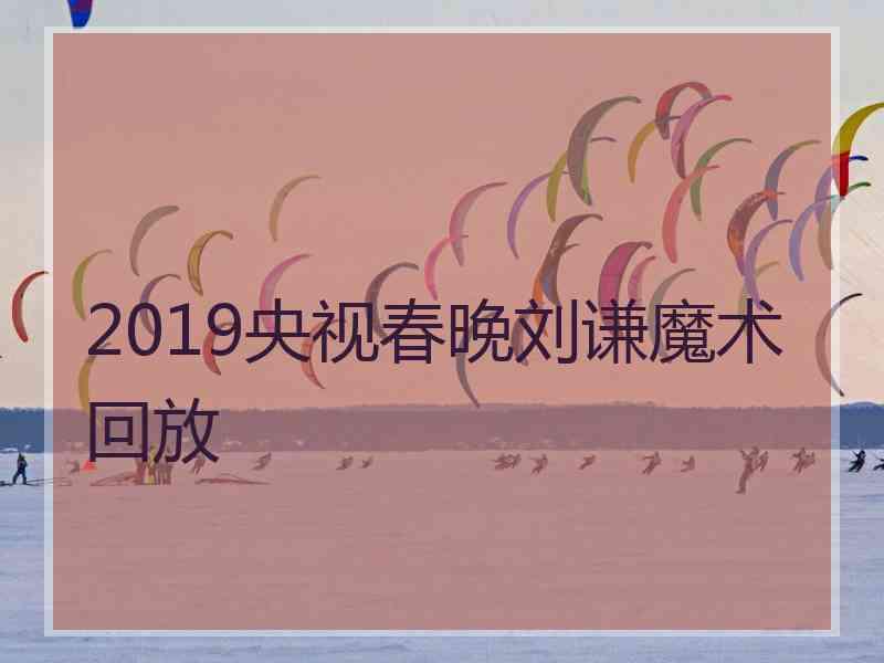 2019央视春晚刘谦魔术回放