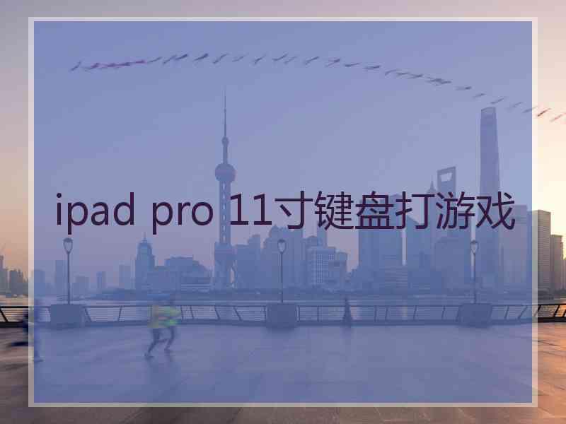 ipad pro 11寸键盘打游戏