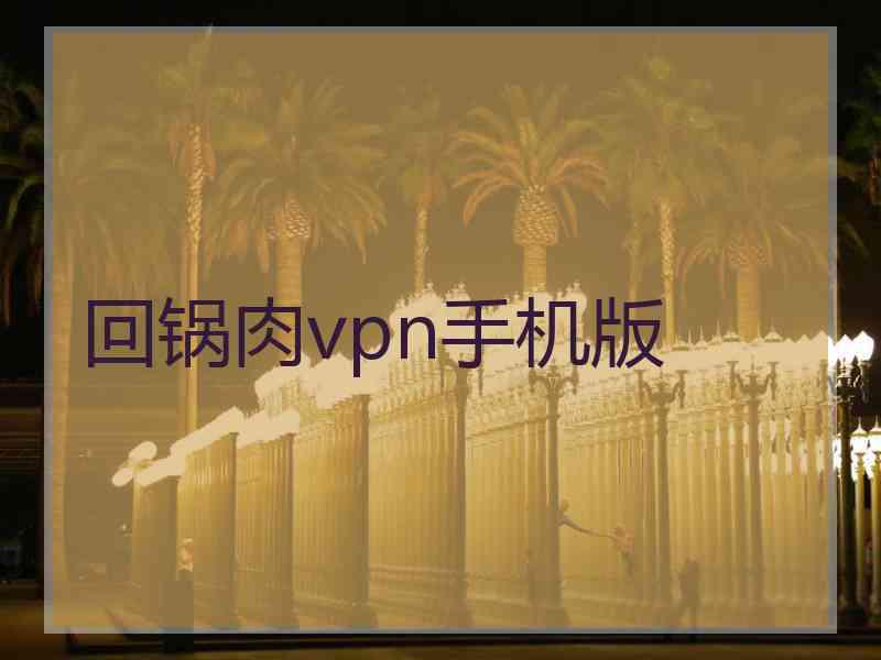 回锅肉vpn手机版