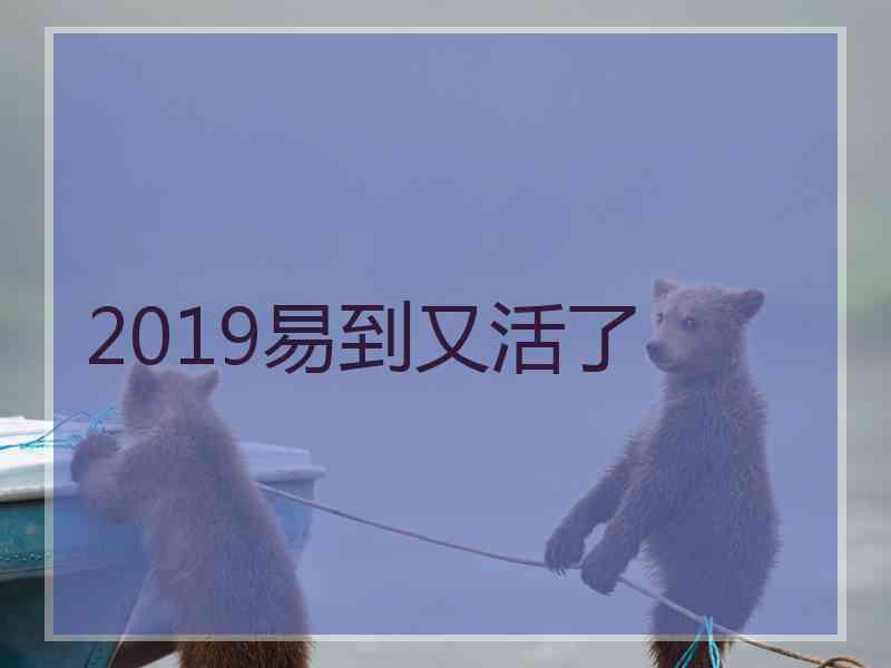 2019易到又活了