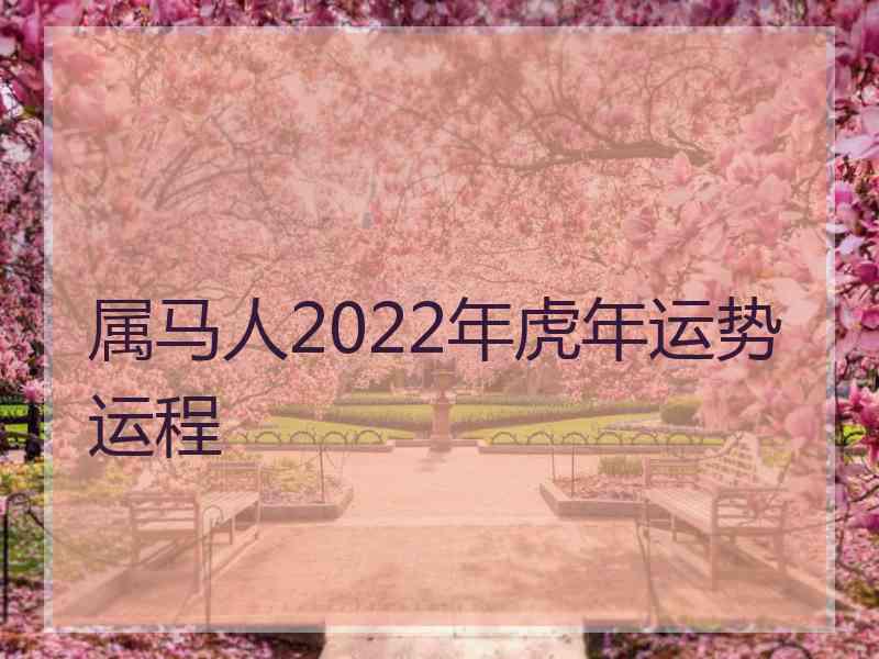 属马人2022年虎年运势运程