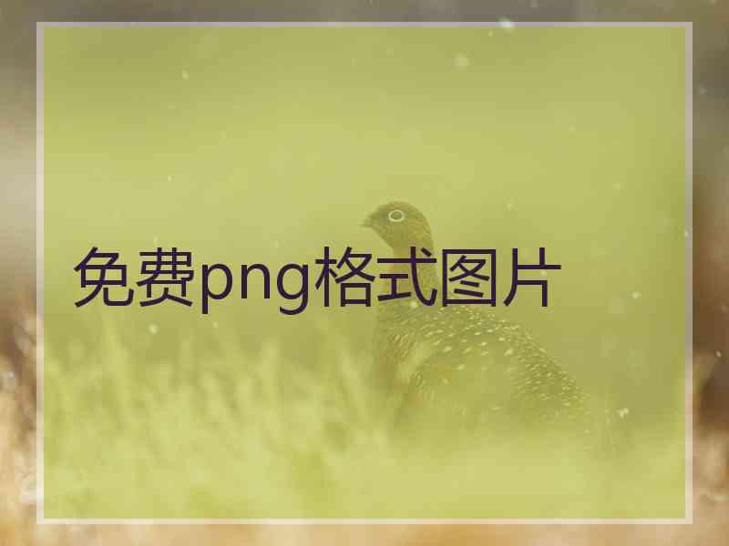 免费png格式图片