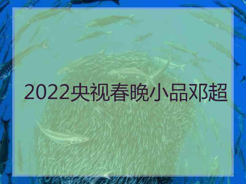 2022央视春晚小品邓超