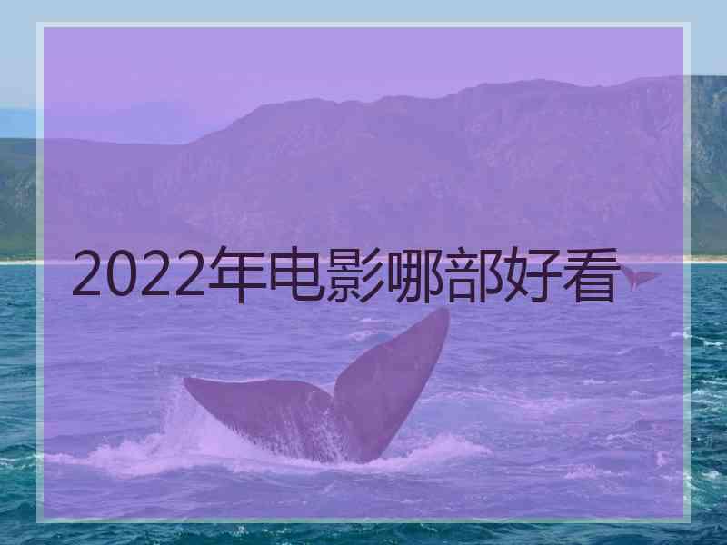 2022年电影哪部好看