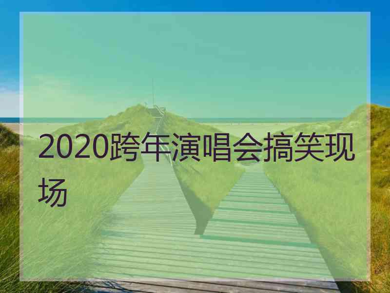 2020跨年演唱会搞笑现场