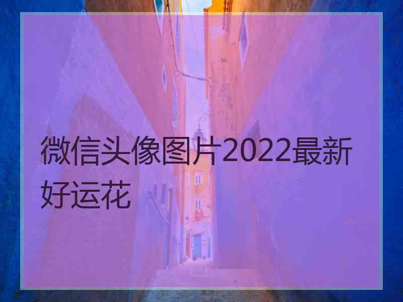 微信头像图片2022最新好运花