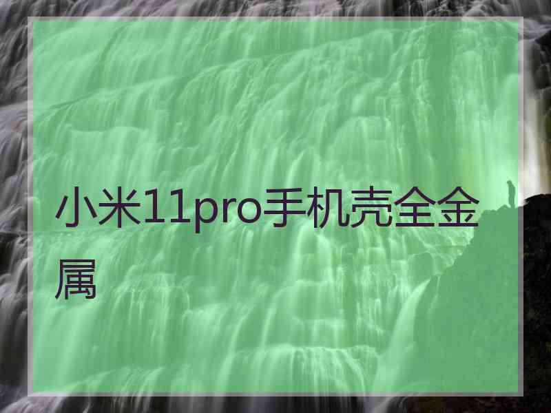 小米11pro手机壳全金属