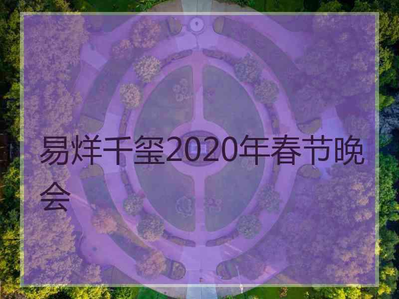 易烊千玺2020年春节晚会