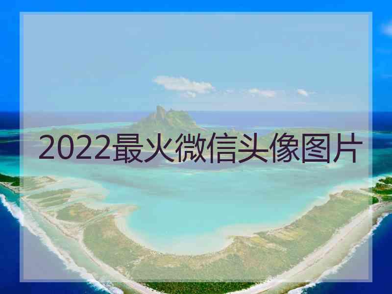 2022最火微信头像图片