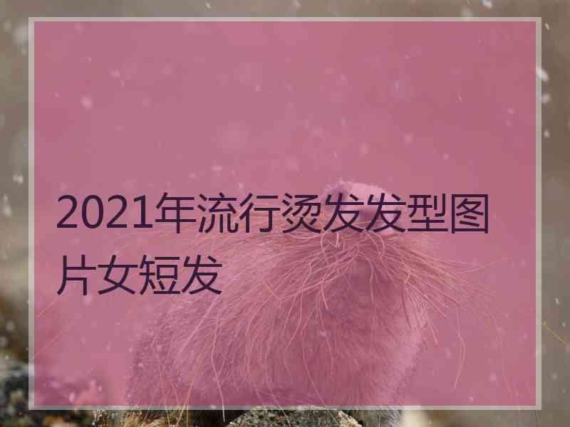 2021年流行烫发发型图片女短发