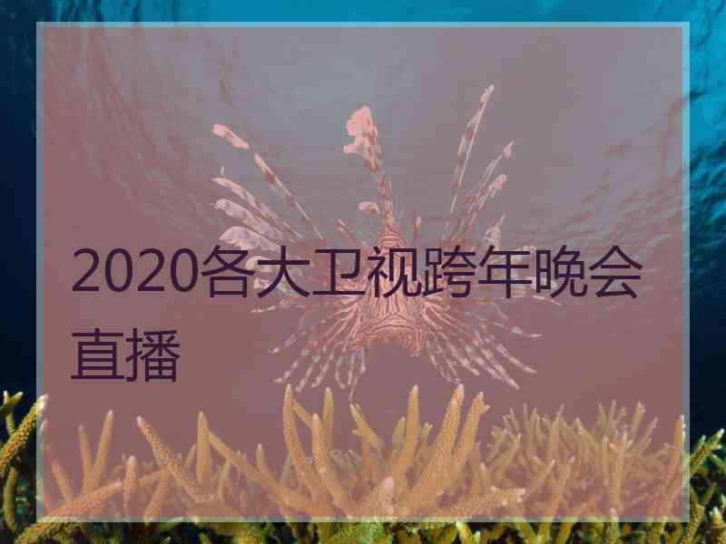 2020各大卫视跨年晚会直播