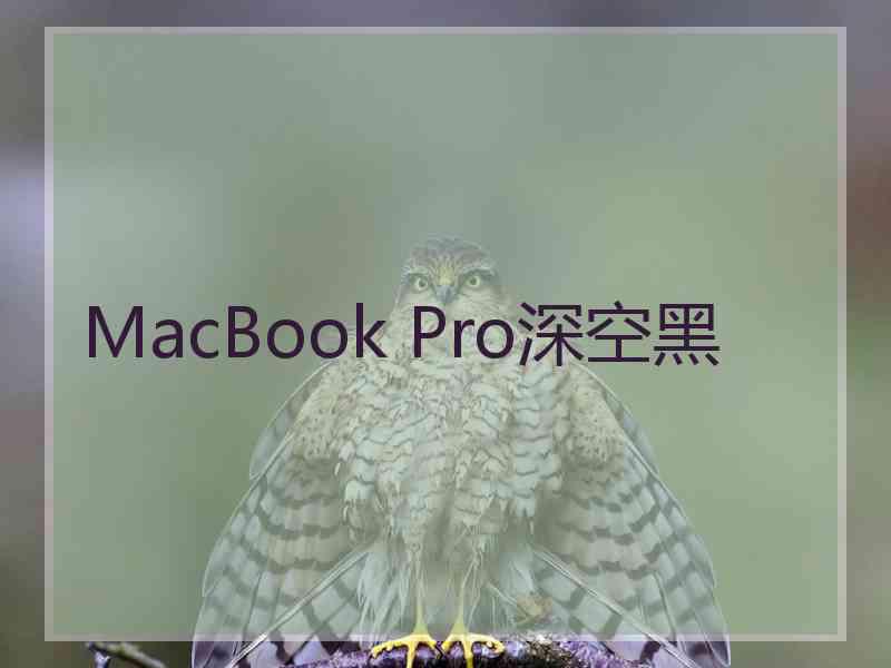 MacBook Pro深空黑