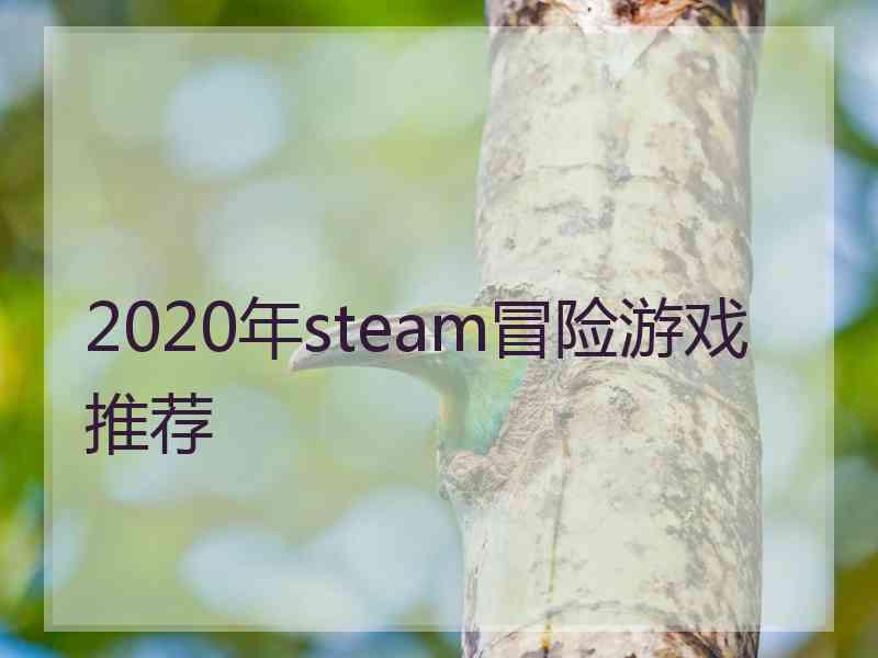 2020年steam冒险游戏推荐