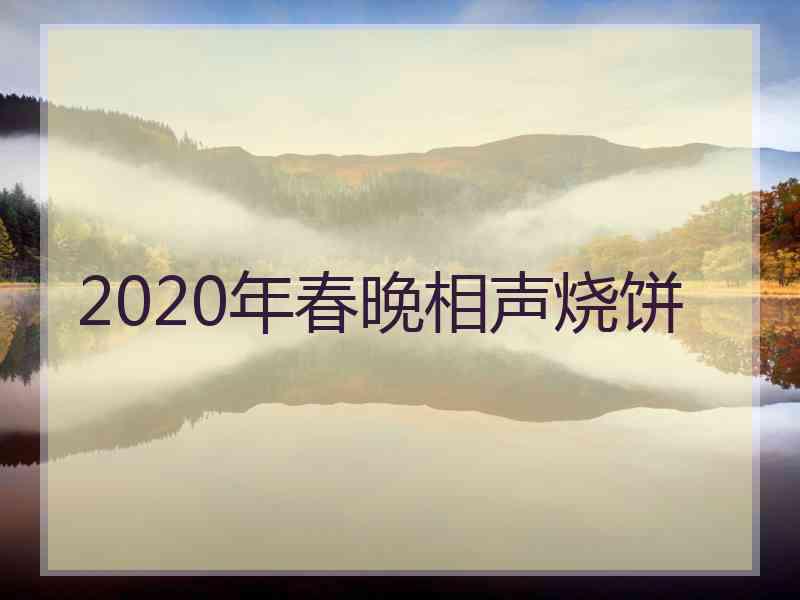 2020年春晚相声烧饼