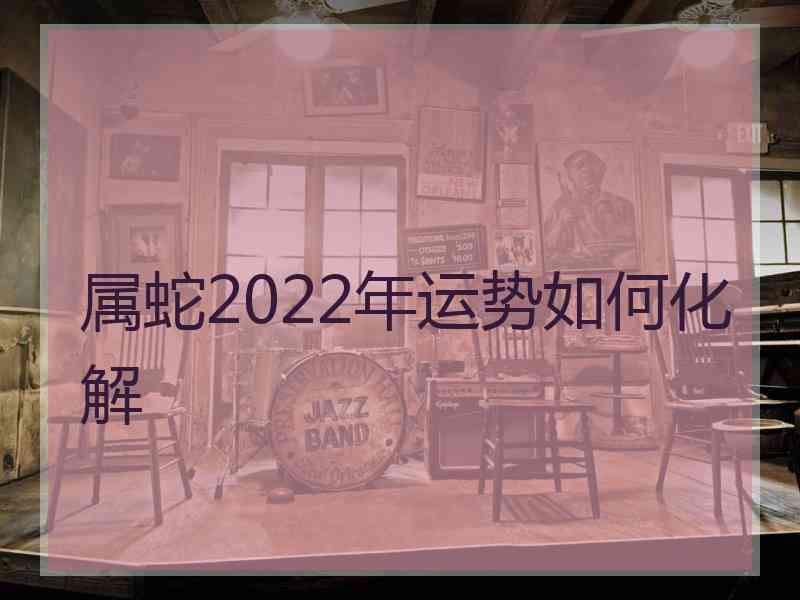 属蛇2022年运势如何化解