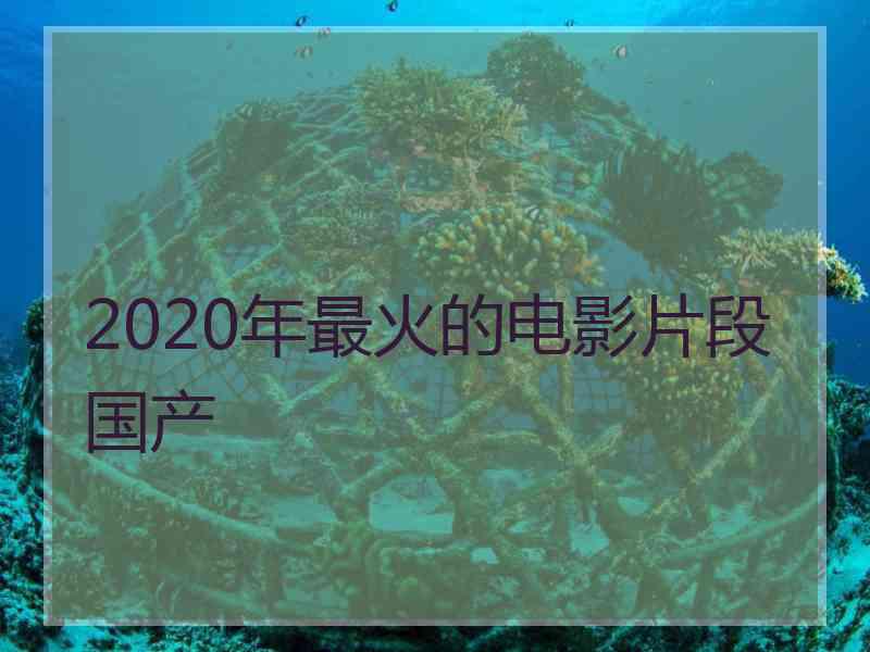 2020年最火的电影片段国产