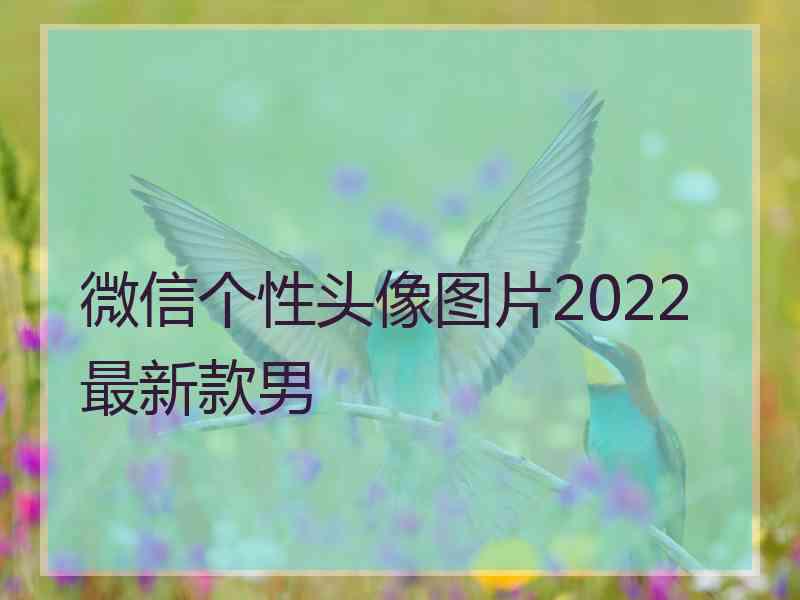 微信个性头像图片2022最新款男