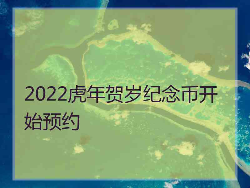 2022虎年贺岁纪念币开始预约