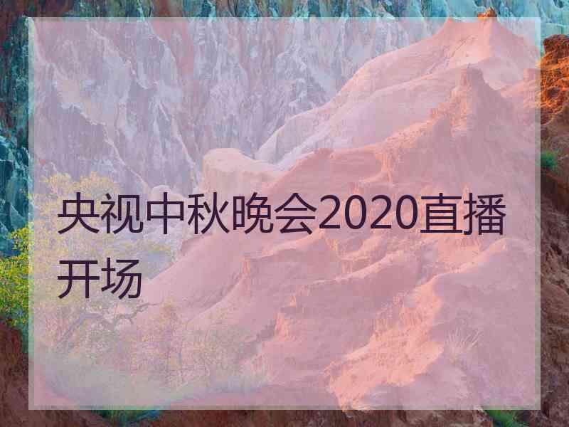 央视中秋晚会2020直播开场