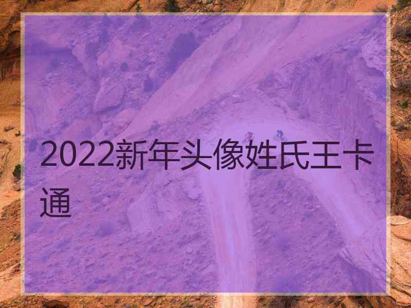 2022新年头像姓氏王卡通