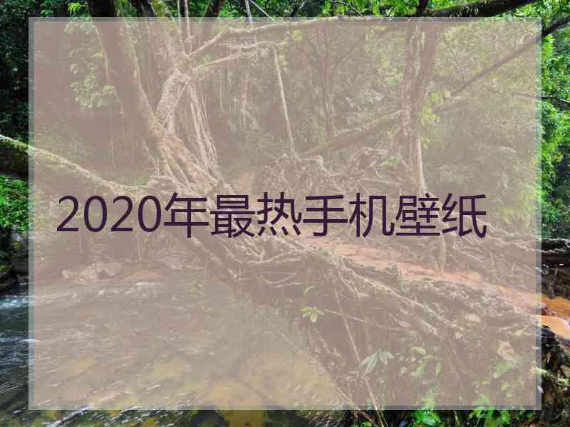 2020年最热手机壁纸