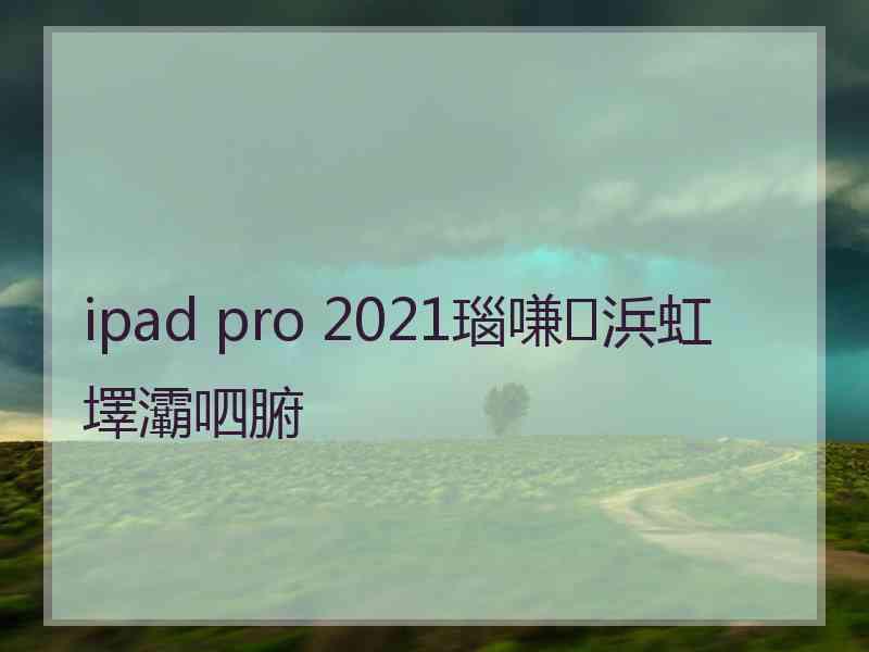 ipad pro 2021瑙嗛浜虹墿灞呬腑