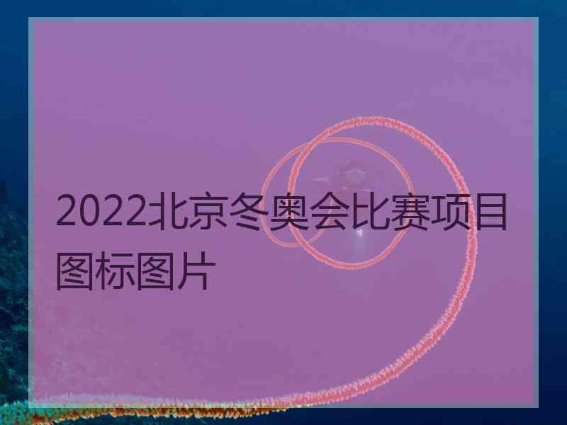 2022北京冬奥会比赛项目图标图片