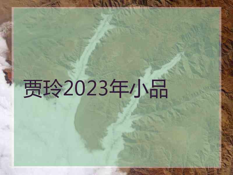 贾玲2023年小品