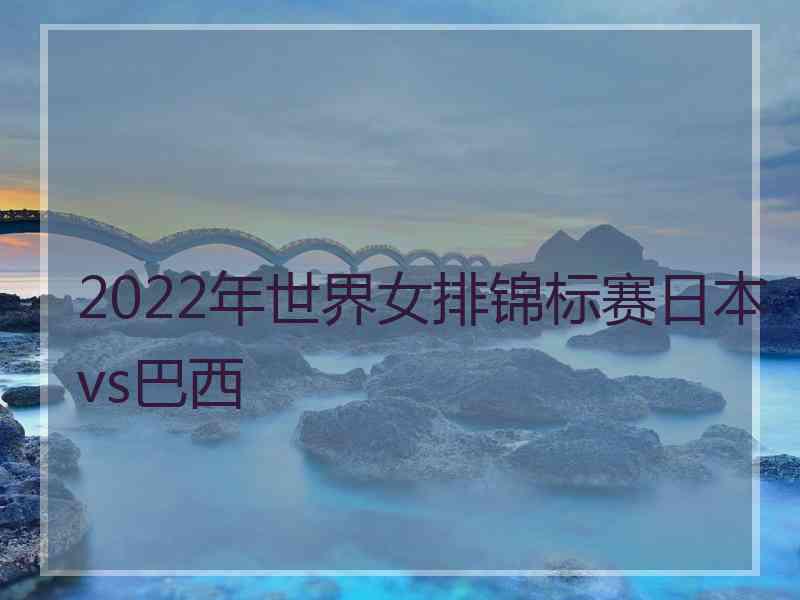 2022年世界女排锦标赛日本vs巴西