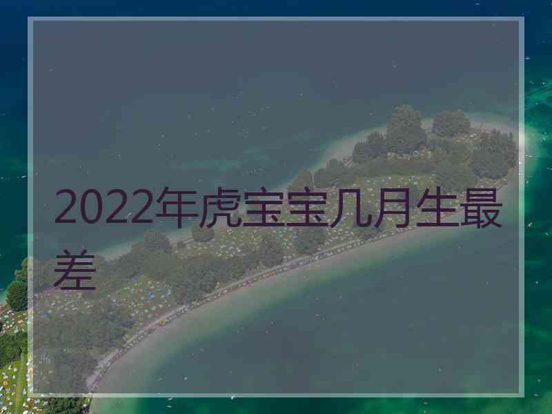 2022年虎宝宝几月生最差